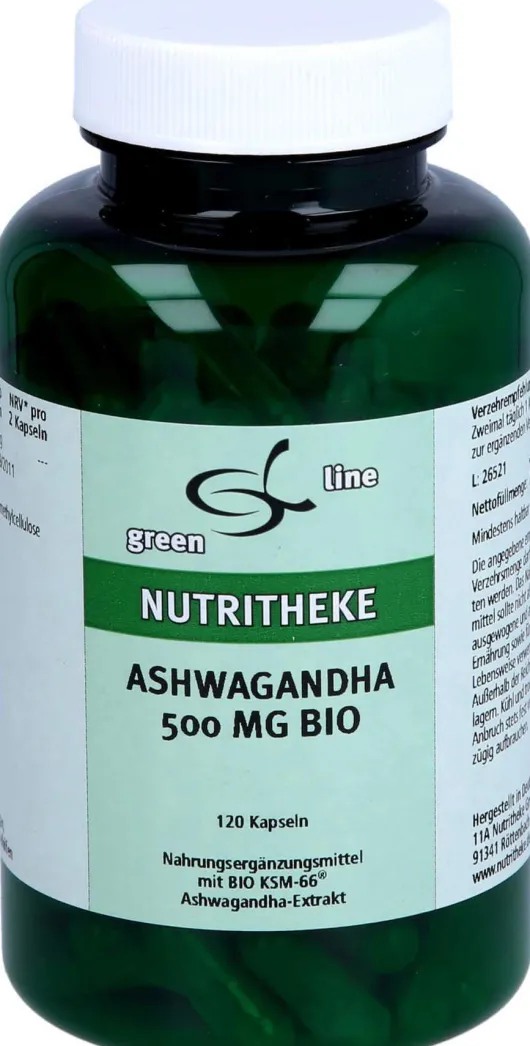 Ashwagandha 500 mg Bio 120 Kapseln