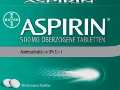 Aspirin 500 mg 20 überzogene Tabletten