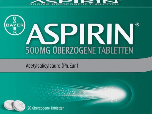 Aspirin 500 mg 20 überzogene Tabletten