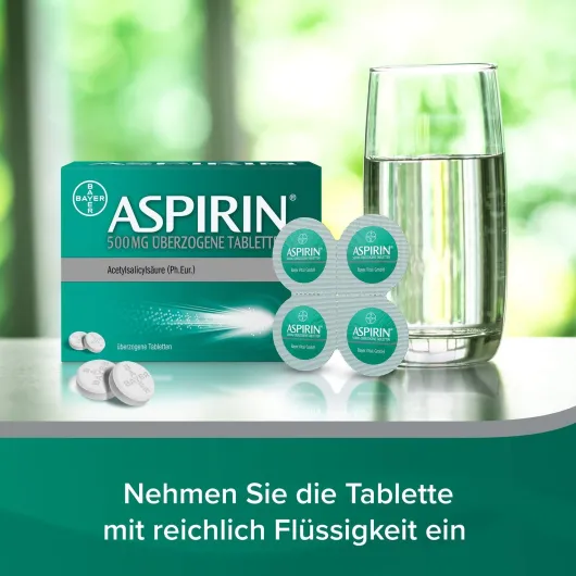 Aspirin 500 mg 20 überzogene Tabletten