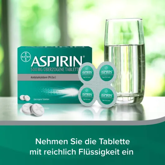Aspirin 500 mg 80 überzogene Tabletten