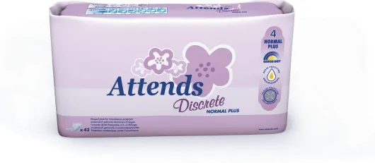Attends Discrete Inkontinenz Einlagen 4 Normal Plus 42 Stück
