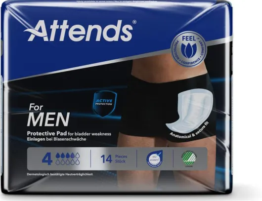 Attends for Men 4 Protective Pad