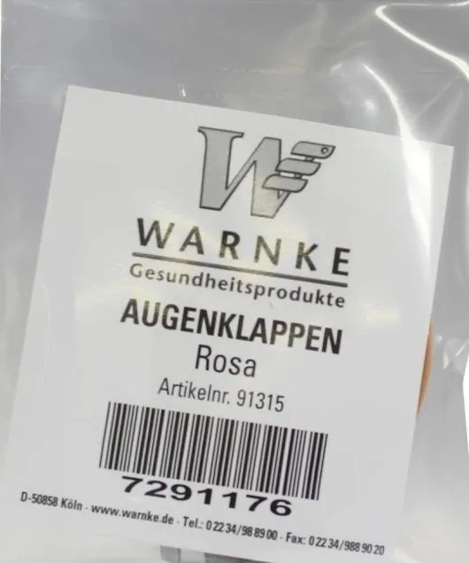 Augenklappe Rosa