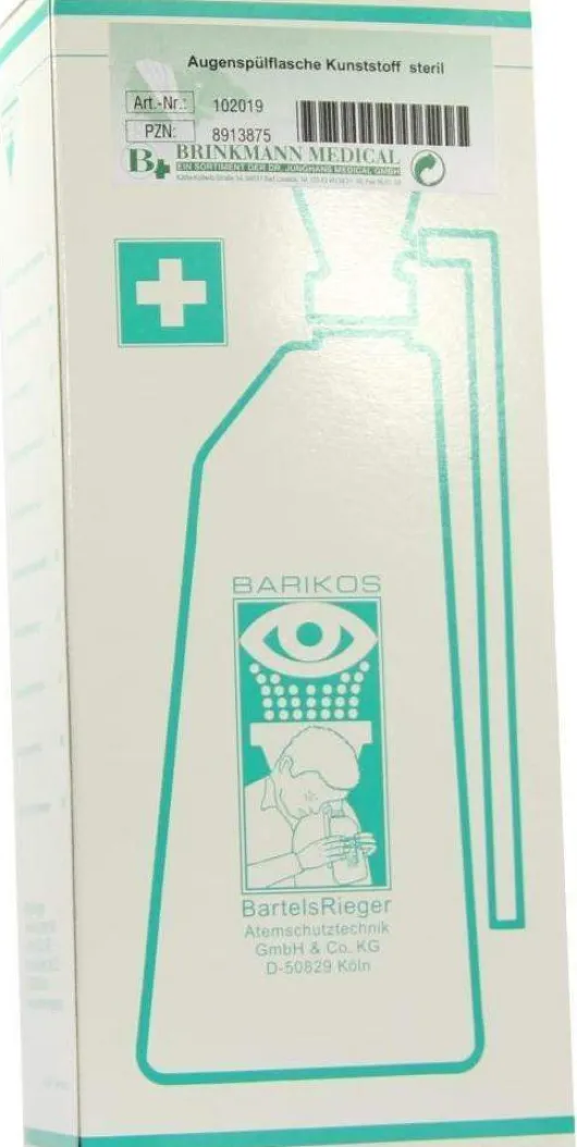 Augenspülflasche Barikos Mit Steriler Flüssigkeit