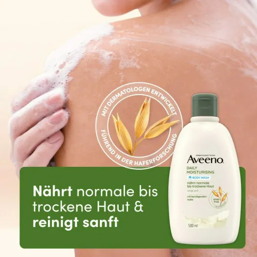 Aveeno Daily Moisturising seifenfreies Duschgel 500 ml