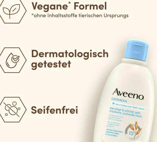 Aveeno Dermexa Emollientien Duschcreme 200 ml