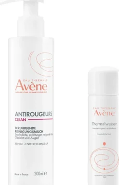 Avene Antirougeurs Clean beruhigende Reinigungsmilch 200 ml + gratis Thermalwasser Spray 50 ml