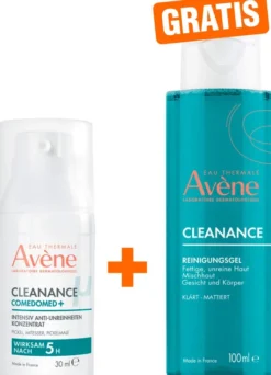 Avene Cleanance Comedomed Anti Unreinheiten Konzentrat 30 ml + gratis Cleanance Reinigungsgel 100 ml