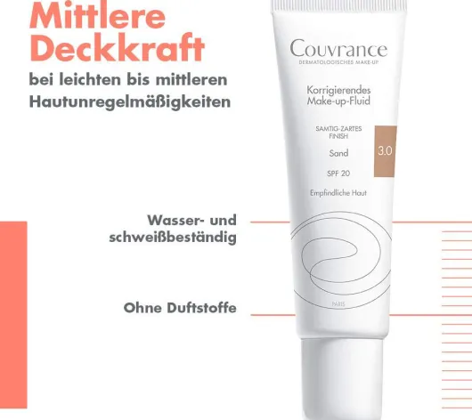 Avene Couvrance Korrigierendes Make up Sand 30 ml Fluid