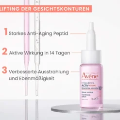 Avene Hyaluron Activ Serum 20 ml + Hyaluron Activ Retinal Creme 30 ml + Hyaluron Procedure Augen-Lippen Creme 15 ml