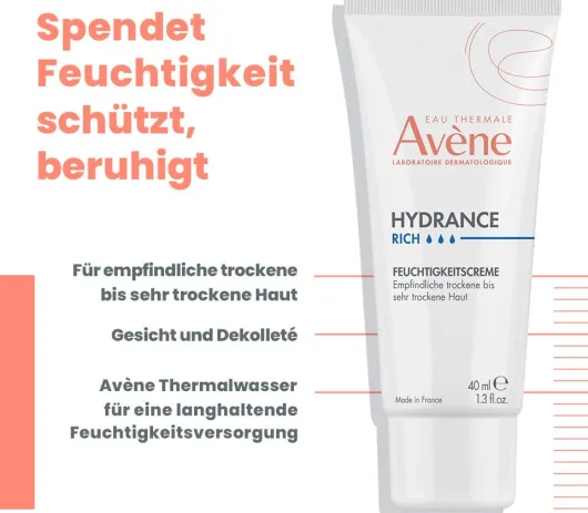 Avene Hydrance reichhaltige Feuchtigkeitscreme 40ml