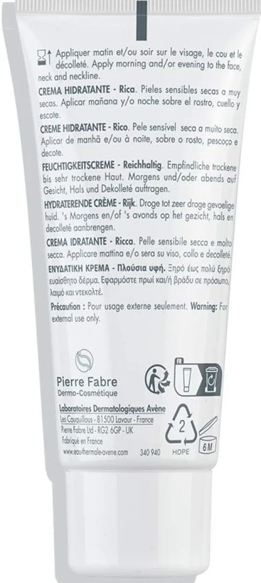 Avene Hydrance reichhaltige Feuchtigkeitscreme 40ml