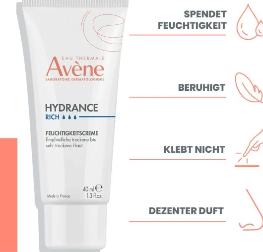 Avene Hydrance reichhaltige Feuchtigkeitscreme 40ml