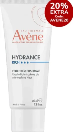 Avene Hydrance reichhaltige Feuchtigkeitscreme 40ml