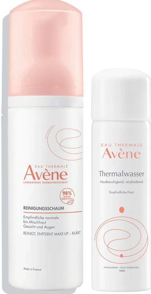 Avene Reinigungsschaum 150 ml + gratis Thermalwasser Spray 50 ml