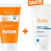 Avene Sonnencreme SPF 50+ mit Duftstoffen + gratis Repair-Lotion nach der Sonne 50 ml