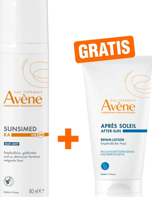Avene Sunsimed Pigment 80 ml + gratis Repair-Lotion nach der Sonne 50 ml