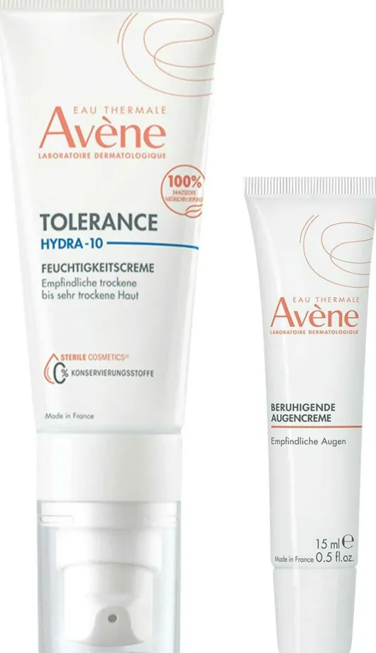Avene Tolerance Hydra-10 Feuchtigkeitscreme 40 ml + Avene Beruhigende Augencreme 15 ml
