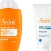 Avene Ultra Fluid Invisible SPF 50 50 ml + gratis Avene Repair - Lotion nach der Sonne 50 ml