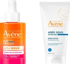 Avene Ultra Serum aufpolsternd SPF 50+ 30 ml + gratis Avene Repair-Lotion nach der Sonne 50 ml