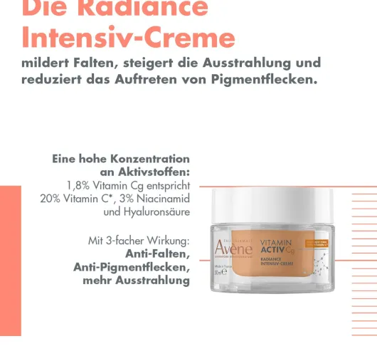Avene Vitamin Active CG Radiance intensiv 50 ml Creme