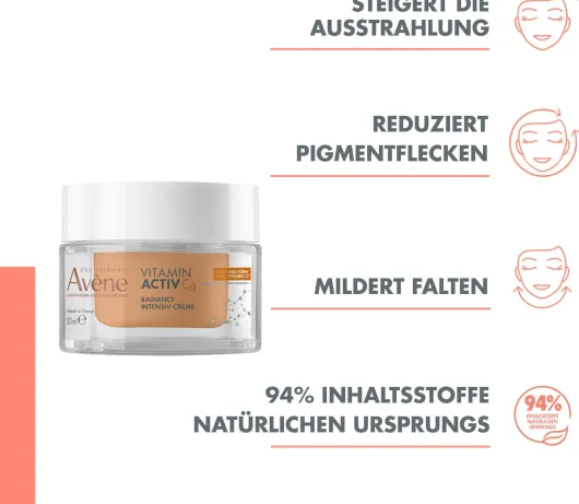 Avene Vitamin Active CG Radiance intensiv 50 ml Creme