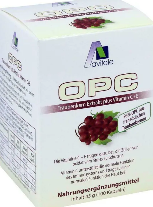 Avitale OPC Traubenkern Vegi 100 Kapseln