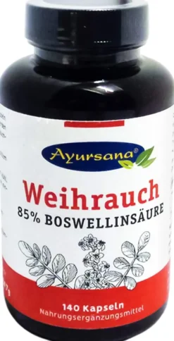 Ayursana Weihrauch 85% Boswellinsäure Kapseln 120 Stück