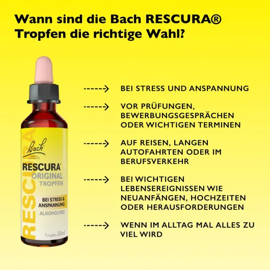Bachblüten Rescura 20 ml Tropfen alkoholfrei