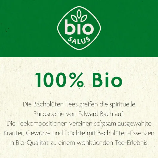 Bachblüten Tee Motivation & Zuversicht Bio Salus 15 Filterbeutel
