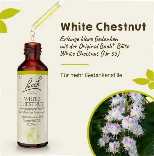Bachblüten White Chestnut 20ml Tropfen