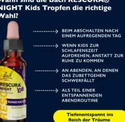 Bach Original Rescura Kids Night alkoholfrei 10 ml Tropfen
