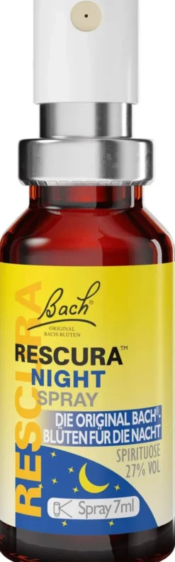Bach Original Rescura Night Spray Mit Alkohol 7 ml Spray