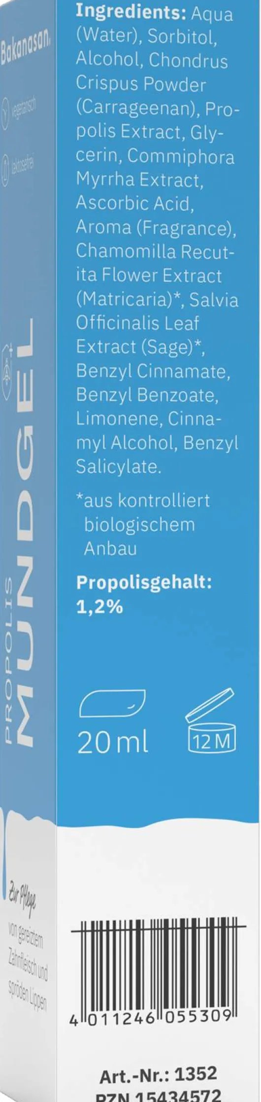 Bakanasan Propolis Mundgel 20 ml