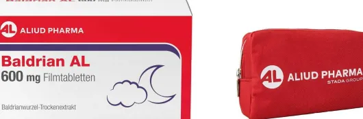 Baldrian AL 600 mg Filmtabletten 60 Stück + gratis Medikamententasche 1 Stück