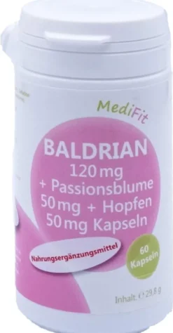 Baldrian 120 Mg+passionsblume 50 Mg+hopfen 50 mg
