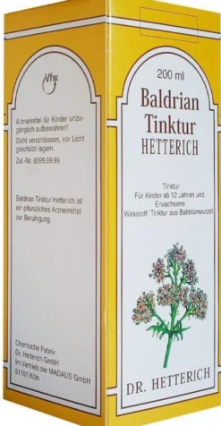 Baldrian Tinktur Hetterich 200ml