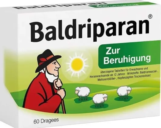 Baldriparan zur Beruhigung 60 überzogene Tabletten