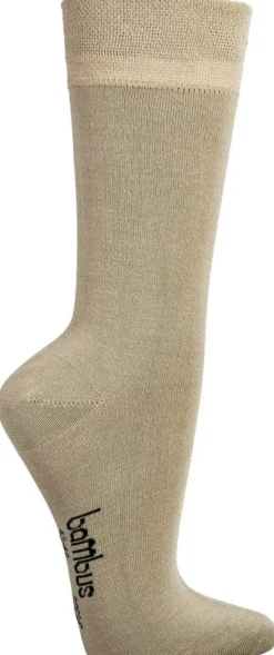 Bambus Wellness-Socken 43-46 Beige 3 Paar