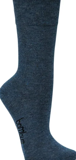 Bambus Wellness-Socken 35-38 Jeansblau 3 Paar + gratis Latschenkiefer Einreibung 250 ml