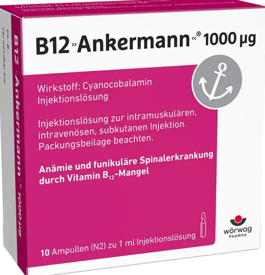 B12 Ankermann 1000 µg 10 x 1 ml Ampullen