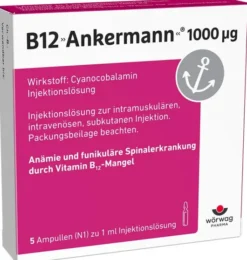 B12 Ankermann 1000 µg 5 X 1 ml Ampullen