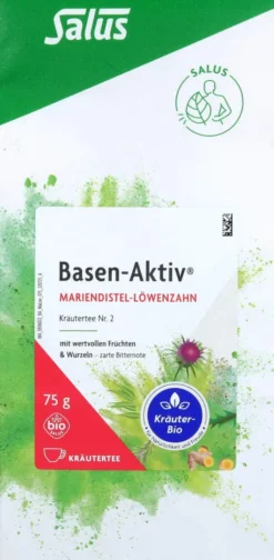 Basen Aktiv Tee Nr.2 Mariendistel-Löwenzahn Bio Salus 75 G