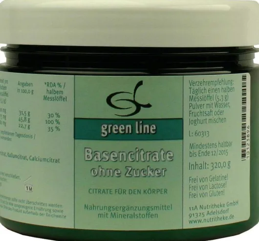 Basen Citrate N Ohne Zucker Pulver
