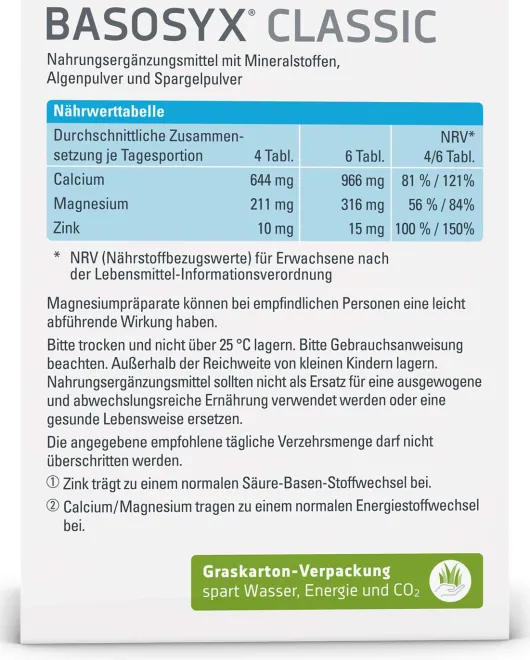 Basosyx Classic Syxyl 140 Tabletten