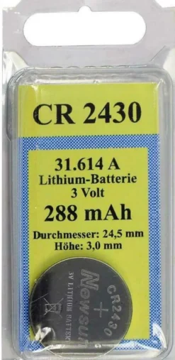 Batterien Lithium Zelle Cr 2430 3 V 1 Stück
