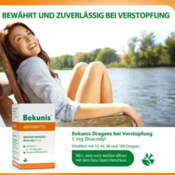 Bekunis Dragees Bisacodyl 5 mg 45 Magensaftresistente Tabl.