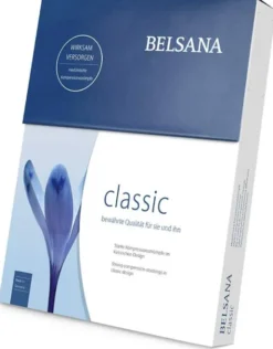 Belsana Classic K2 Ad 2 Nougat Ohne Spitze 2 Kniestrümpfe