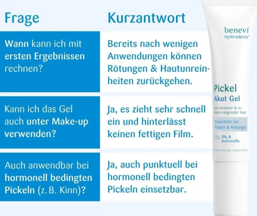 Benevi Hydroderm Pickel Akut Gel 5 ml